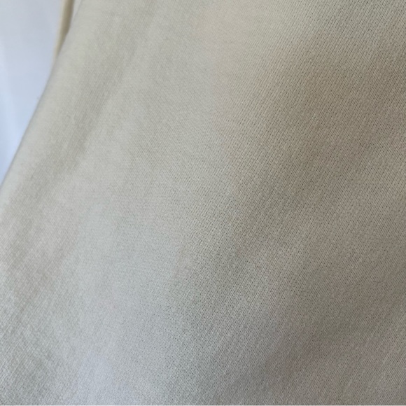 ❤️NWT intermix madeworn cropped rolling stones graphic sweatshirt in ivory - Picture 11 of 12